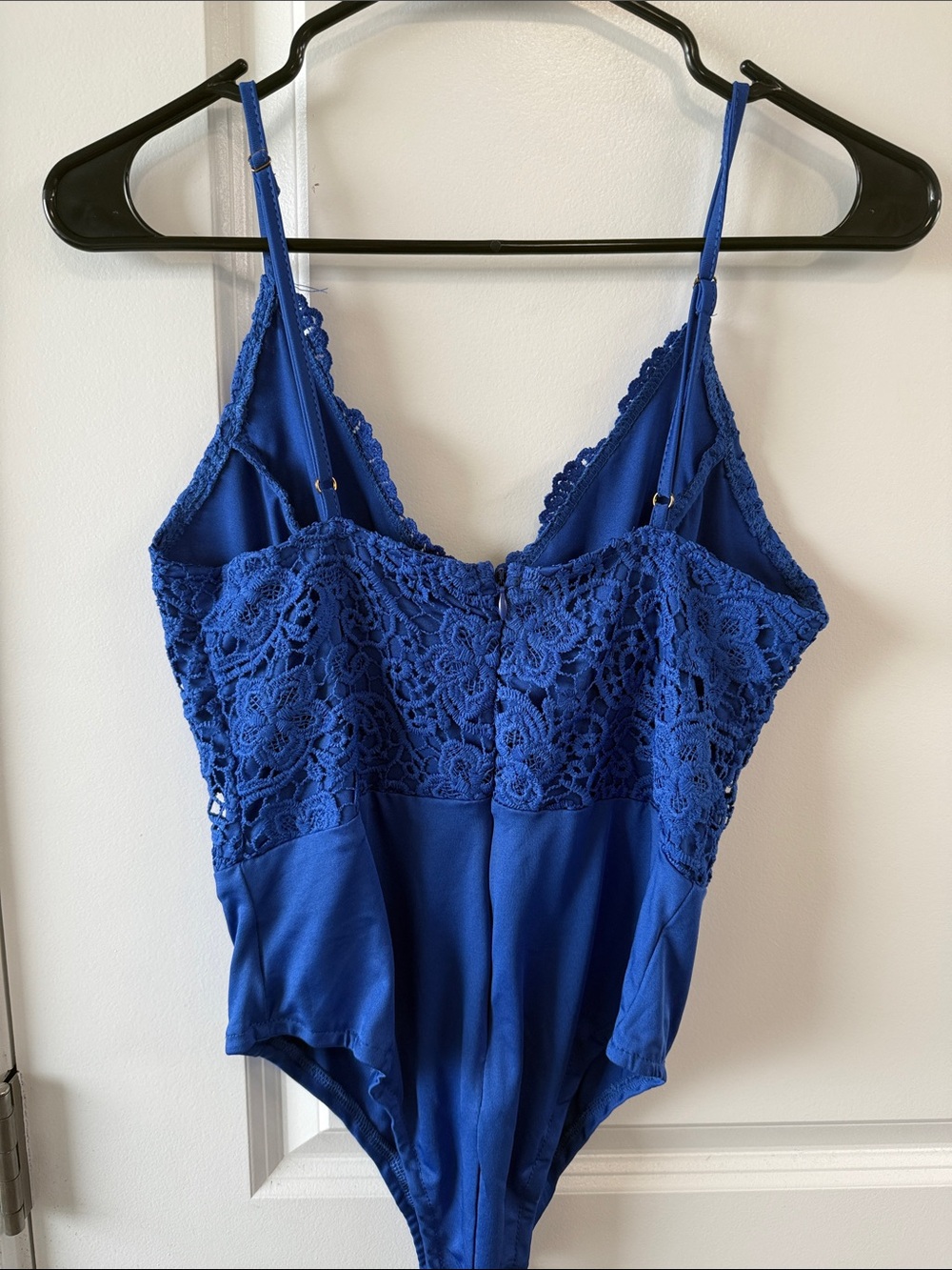 Boohoo Royal Blue Lace Bodysuit - Picture 3 of 3
